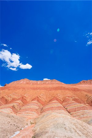 simsearch:855-08580900,k - Zhangye Danxia National Geological Park, Linze county, Zhangye, Gansu Province, Hexi corridor, silk road,  PRC Foto de stock - Direito Controlado, Número: 855-08580891