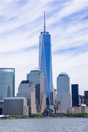 Skyline of Manhattan, Lower Manhattan, New York, United States Foto de stock - Con derechos protegidos, Código: 855-08781675
