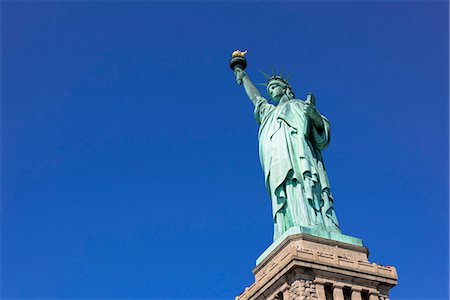 Statue of Liberty on Liberty Island, New York, United States Stock Photo - Rights-Managed, Code: 855-08781681