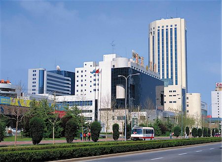 dalian china - Commercial buildings, Dalian, China Stock Photo - Rights-Managed, Code: 855-02985666