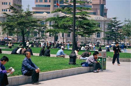 dalian china - People rest at the park, Dalian, China Stock Photo - Rights-Managed, Code: 855-02985678