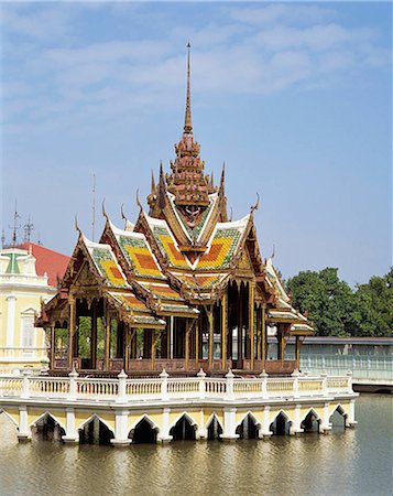 simsearch:855-02987344,k - Bang Pa-In Summer Palace, Bangkok, Thailand Foto de stock - Con derechos protegidos, Código: 855-02985785