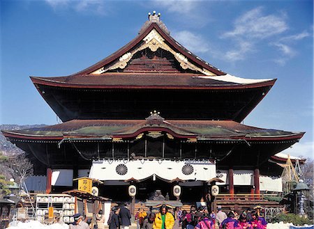 simsearch:855-02985946,k - Dem Zenkoji Tempel, Nagano, Japan Stockbilder - Lizenzpflichtiges, Bildnummer: 855-02985981