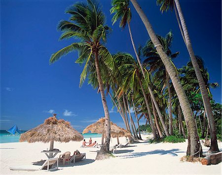 Beach, Boracay, Philippines Foto de stock - Direito Controlado, Número: 855-02986024
