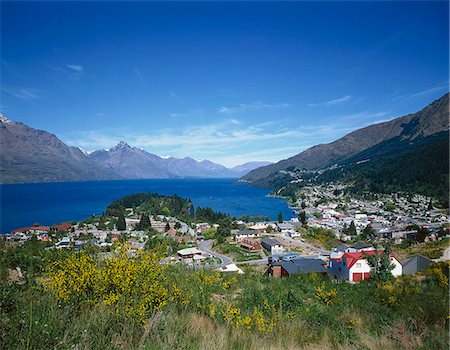 queenstown lake - Queenstown, New Zealand Stock Photo - Rights-Managed, Code: 855-02986276