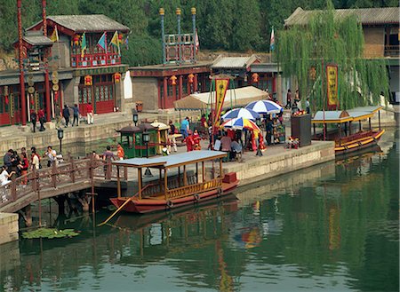 summer palace - Yi He Yuan (Summer Palace),  Mini Su Zhou, Beijing, China Foto de stock - Con derechos protegidos, Código: 855-02986349