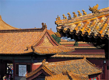 simsearch:855-02987024,k - Les interdits de ville, Beijing, Chine Photographie de stock - Rights-Managed, Code: 855-02986340