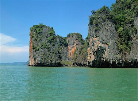 phang nga bay - Islands at Phang Nga Bay, Thailand Foto de stock - Con derechos protegidos, Código: 855-02986648