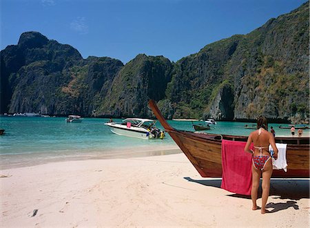 simsearch:855-02986736,k - Maya Bay, Thaïlande Photographie de stock - Rights-Managed, Code: 855-02986643