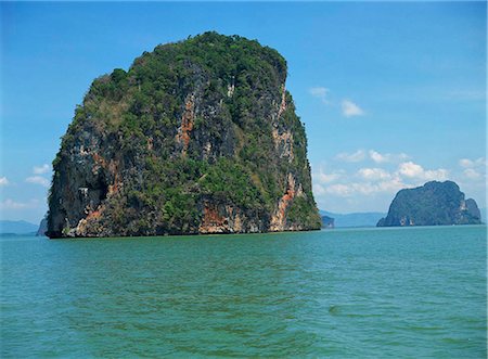 phang nga bay - Islands at Phang Nga Bay, Thailand Foto de stock - Con derechos protegidos, Código: 855-02986738