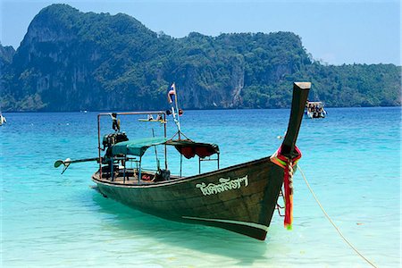 simsearch:855-02986677,k - Bateau de longue queue, Thaïlande Photographie de stock - Rights-Managed, Code: 855-02986777