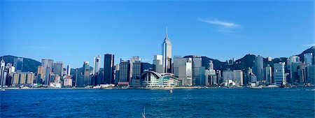 simsearch:855-02986304,k - Hong Kong Skyline from Kowloon Foto de stock - Con derechos protegidos, Código: 855-02986870