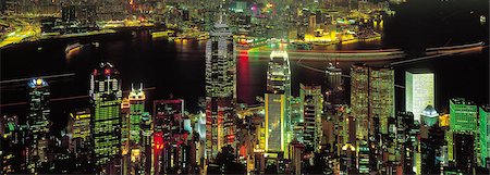 simsearch:855-02986930,k - Victoria Harbour at night, Hong Kong Stock Photo - Rights-Managed, Code: 855-02986890
