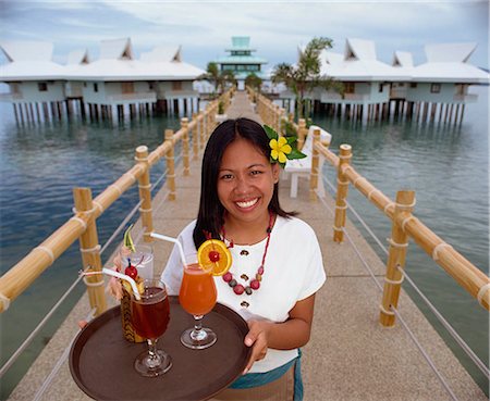 resort service - Waitress Stock Photo - Rights-Managed, Code: 855-02987101