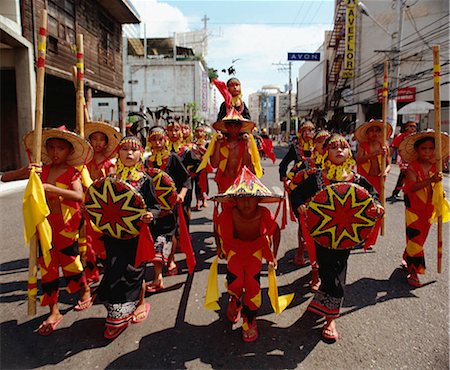 philippines dance - Kadayawan Street dancers Stock Photo - Rights-Managed, Code: 855-02987231