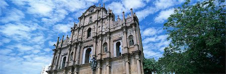 ruinas de sao pa - Ruins of St. Paul Foto de stock - Direito Controlado, Número: 855-02987247