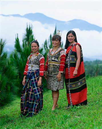 filipino costume for women - Tribeswomen, Davao city Stock Photo - Rights-Managed, Code: 855-02987456