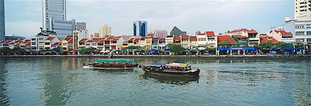 Boat Quay Photographie de stock - Rights-Managed, Code: 855-02987756