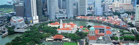 Skyline de Singapour de Swissotel The Stamford Photographie de stock - Rights-Managed, Code: 855-02987759