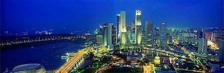 Skyline de Singapour de Swissotel The Stamford Photographie de stock - Rights-Managed, Code: 855-02987751