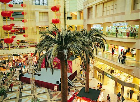 singapore shopping malls - Raffles City shopping mall Stock Photo - Rights-Managed, Code: 855-02987815