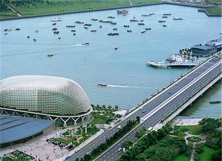 Esplanade - Theatres on The Bay Photographie de stock - Rights-Managed, Code: 855-02987831