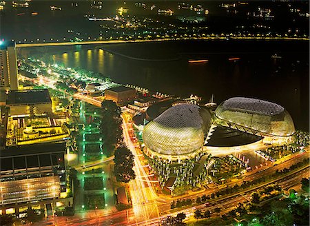 Esplanade - Theatres on The Bay Photographie de stock - Rights-Managed, Code: 855-02987853