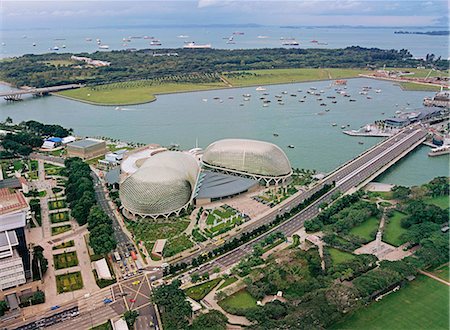 Esplanade - Theatres on The Bay Photographie de stock - Rights-Managed, Code: 855-02987867