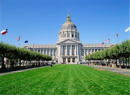 san francisco city hall - City Hall Building, San Francisco Photographie de stock - Rights-Managed, Code: 855-02988064