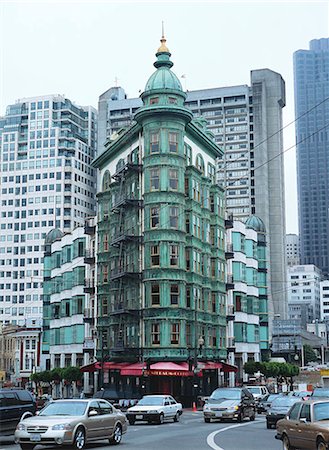 simsearch:855-02988065,k - Columbus Tower (cast Iron House), San Francisco Foto de stock - Direito Controlado, Número: 855-02988150