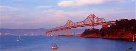 simsearch:855-02988065,k - Bay Bridge, San Francisco Foto de stock - Direito Controlado, Número: 855-02988190