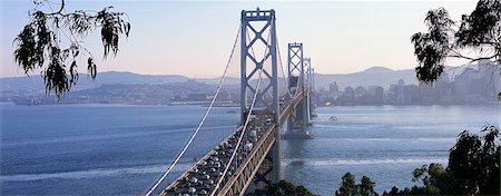 simsearch:855-03254953,k - Bay Bridge, San Francisco Foto de stock - Direito Controlado, Número: 855-02988191