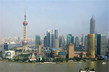 simsearch:855-02989146,k - Skyline of Pudong, Shanghai Foto de stock - Direito Controlado, Número: 855-02988249