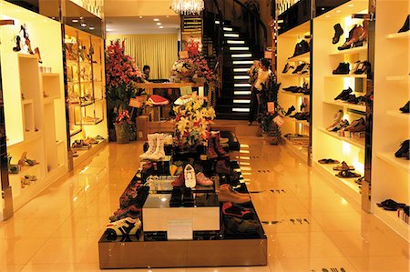 A shoes shop at Hsimenting shopping street, Taipei, Taiwan Stock Photo - Rights-Managed, Code: 855-02988545