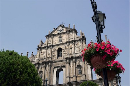 ruinas de sao pa - Ruins of St. Paul cathedral, Macau Foto de stock - Direito Controlado, Número: 855-02988702