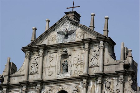 ruinas de sao pa - Ruins of St. Paul cathedral, Macau Foto de stock - Direito Controlado, Número: 855-02988718