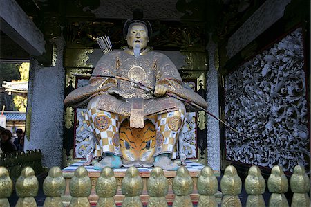 Statue at Toshogu Temple, Nikko, Japan Foto de stock - Con derechos protegidos, Código: 855-02988889