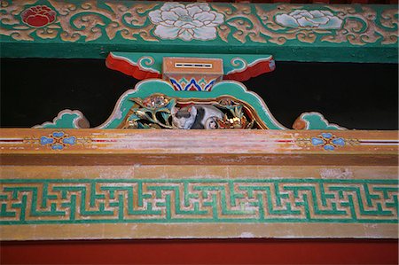 Nemurineko (sleeping cat), Toshogu Temple, Nikko, Japan Stock Photo - Rights-Managed, Code: 855-02988908