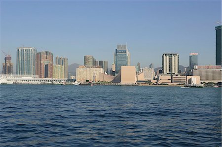 Tsimshatui skyline from Wanchai, Hong Kong Stock Photo - Rights-Managed, Code: 855-02988973