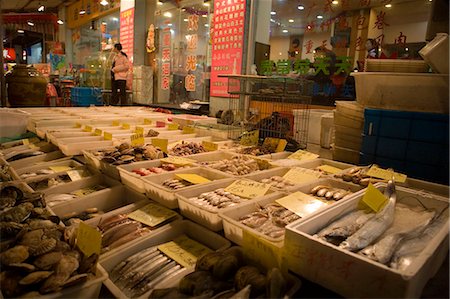 shanghai china nightlife - Seafood stall, Shanghai, China Stock Photo - Rights-Managed, Code: 855-02989094