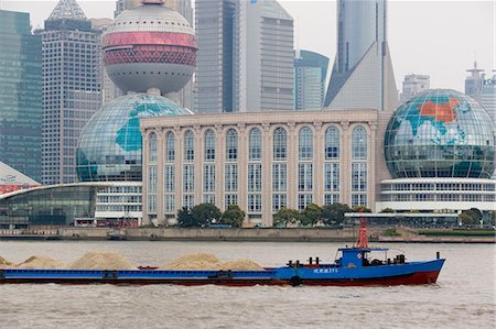 Bâtiments commerciaux de Lujiazui, Pudong, Shanghai, Chine Photographie de stock - Rights-Managed, Code: 855-02989145