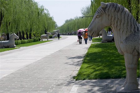 Sacred Way Museum of Ming Tomb, Beijing, China Stock Photo - Rights-Managed, Code: 855-02989286