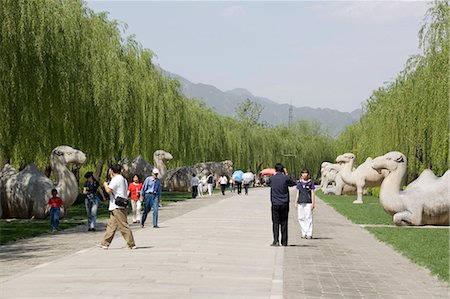 simsearch:855-02989187,k - Sacré chemin Musée de Ming Tomb, Beijing, Chine Photographie de stock - Rights-Managed, Code: 855-02989294