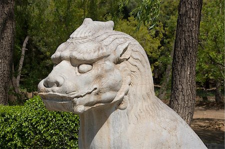 Sacré chemin Musée de Ming Tomb, Beijing, Chine Photographie de stock - Rights-Managed, Code: 855-02989295