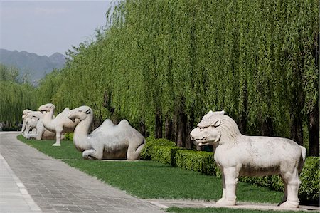 Sacred Way Museum of Ming Tomb, Beijing, China Stock Photo - Rights-Managed, Code: 855-02989291