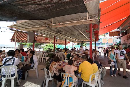 Seafood restaurant at Yung Shu Wan,Lamma Island,Hong Kong Fotografie stock - Rights-Managed, Codice: 855-03024112