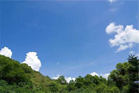 Paysage montagneux sur Hung Ye Shine Bay, île de Lamma, Hong Kong Photographie de stock - Rights-Managed, Code: 855-03024126