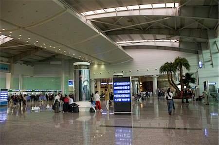 dalian china - Departure hall,Dalian Shuizi International Airport,Dalian,China,Dalian China Stock Photo - Rights-Managed, Code: 855-03024245