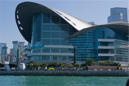 Hong Kong Convention and Exhibition Centre,Wanchai,Hong Kong Foto de stock - Con derechos protegidos, Código: 855-03024317