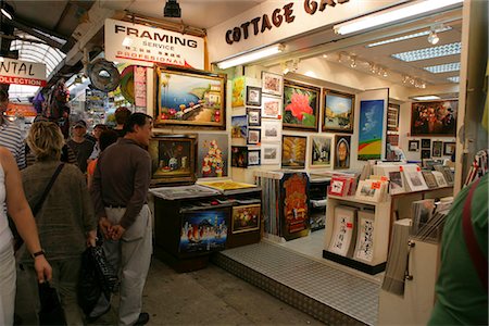 A shop for framed pictures in Stanley,Hong Kong Stock Photo - Rights-Managed, Code: 855-03024487